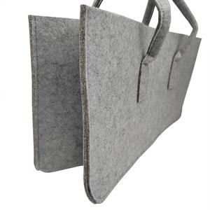 Portador de leña Bolsa de asas para troncos Reutilizable Chimenea Portador de troncos Estante de pila de leña Bolsa de transporte de madera para fuego Cesta de madera para fuego de fieltro - Product Image 6