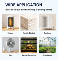 Termostato Europeo de Nuevo Diseño para Aire Acondicionado, Calefacción por Suelo Radiante para Sala de Estar, Resistente al Fuego, Antiinflamable, PC