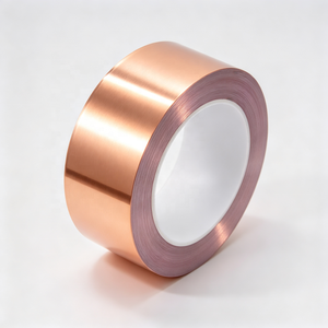 Cinta de Aluminio Conductiva Precortada con Adhesivo Acrílico y Papel Protector para Blindaje EMI y Reparación Electrónica - Product Image 3