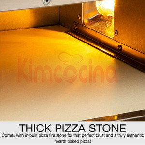 Lò Nướng Bánh Thương Mại Chạy Điện Lò Nướng Bánh Pizza 4000 Sàn Cho Bánh Mì Thiết Bị Làm Bánh Giá CE SAA IEC EAC - Product Image 5