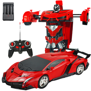 Voiture RC transformable 1:18 à télécommande 40 MHz, véhicule robot, 5 couleurs au choix, batterie rechargeable, <span class=keywords><strong>jouet</strong></span> en boîte colorée - Product Image 1