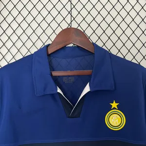 Vintage Soccer Jersey Sublimation Men Soccer Wear Uniform Custom Retro Football Jersey Shirt