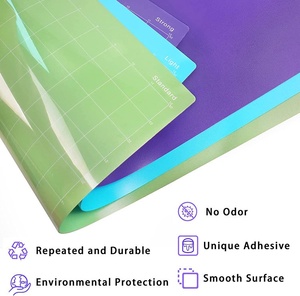 Tapete <span class=keywords><strong>de</strong></span> Corte Antideslizante <span class=keywords><strong>de</strong></span> PVC <span class=keywords><strong>de</strong></span> 3 Capas, Autoadhesivo, <span class=keywords><strong>de</strong></span> 6.5x4.5 Pulgadas, con Agarre Fuerte, para Máquinas <span class=keywords><strong>de</strong></span> Corte Silhouette - Product Image 4