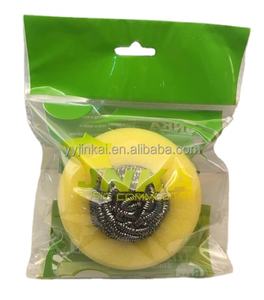 जिद्दी दाग के दाग और आसान पकड़ की सफाई के लिए टिकाऊ स्टेनलेस स्टील फोम स्क्रबर - Product Image 4