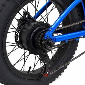 <span class=keywords><strong>Vélo</strong></span> <span class=keywords><strong>électrique</strong></span> tout-terrain à pneus larges bleu 500W 750W 1000W, <span class=keywords><strong>vélo</strong></span> <span class=keywords><strong>électrique</strong></span> rétro, scrambler vintage pour aventures en plein air - Product Image 4
