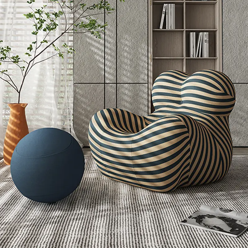 أثاث غرفة معيشة كرسي أريكة لراحة المعيشة تصميم أريكة اسكندنافية أريكة بنمط كسول