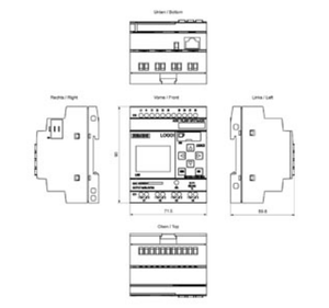 Módulo PLC SIE 6ED10521FB080BA2 230RCE 8DI/4DO 400 Bloques Nuevo y Original en Stock - Product Image 5