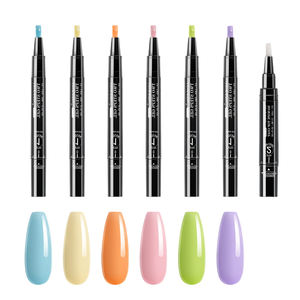 Esmalte de Uñas 2 en 1 Macaron, <span class=keywords><strong>Gel</strong></span> de Dos Pasos, Base de Color y Capa Superior, para Manicura, Personalización de Marca, Suministro de Fábrica OEM ODM - Product Image 1