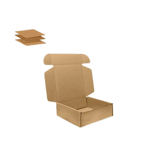 Caja de Cartón Biodegradable Ecológica - Cajas Ranuradas Serie T |   Caja de Pizza de Cartón Corrugado Estilo Pizza - Product Image 1