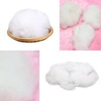 Vente flash : Remplissage de jouets en sac de 140 g, écologique, ignifuge, fini, 100 % polyester recyclé, rembourrage de coussin, fibre de remplissage