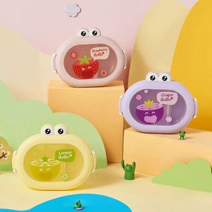 Children's Cartoon Plastic <b>Lunch</b> <b>Box</b> Students Work <b>Compartment</b> Microwaveable <b>Lunch</b> <b>Box</b> Portable Tableware - Product Image 2