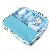 WELLFLYER - Prix d'usine - Trousse de soins et de toilette pour bébé 13 pièces - Ensemble de manucure et pédicure pour le soin des bébés