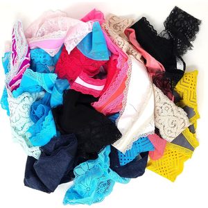 Tanga de encaje sin costuras para mujer FOXA, paquete múltiple, tiro bajo - Product Image 5