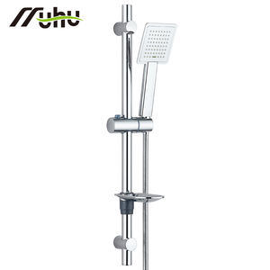 Kit de <span class=keywords><strong>douche</strong></span> compact tout-en-un avec barre de <span class=keywords><strong>douche</strong></span> coulissante, pommeau de <span class=keywords><strong>douche</strong></span> réglable à haute pression et économie d'eau, tuyau et porte-savon - Product Image 5