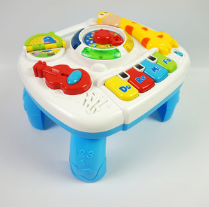 Juguetes educativos para niños, juego de animales musicales, mesa de aprendizaje de jirafa, mini órgano electrónico - Product Image 3