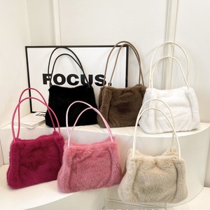 Nouveau Sac Seau en Fourrure Style 2026 pour Femme, Version Coréenne, Sensation Haut de Gamme, Texture de Qualité, Design Unique, Sac à Bandoulière pour Trajet Quotidien - Product Image 1