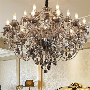 New Design Decorative European Design Lustre <b>Chandelier</b> Living Room Villa LED Luxury Candle K9 <b>Crystal</b> <b>Chandeliers</b> - Product Image 1