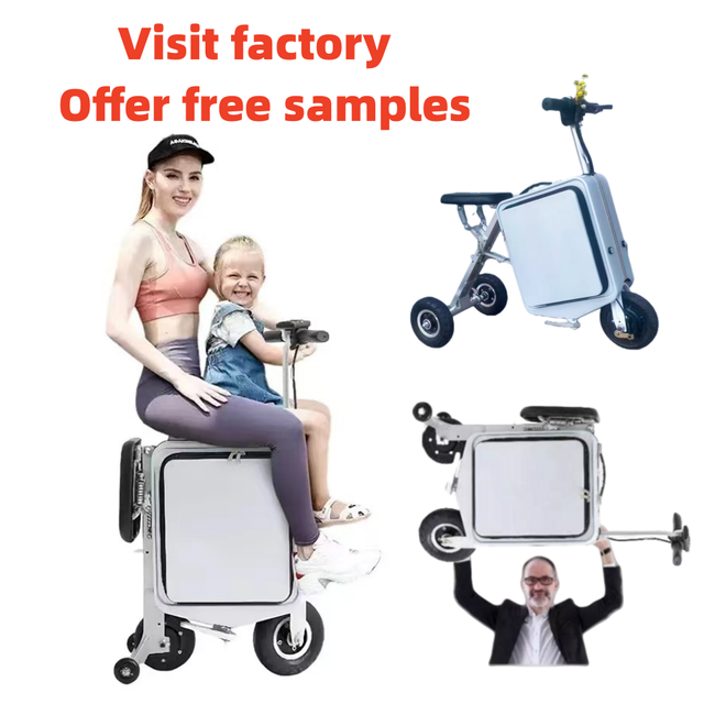 SR5 Smart Luggage Follow Me Scooter Suitcase Robotic Luggage Set Carry on Trolley Spinner Wheel Suitcase