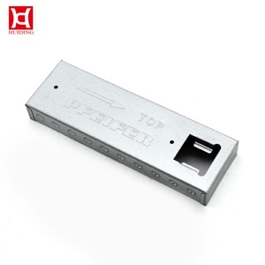 Precision Sheet Metal Stamping Parts <strong>Mirror</strong> <strong>Corner</strong> Fastening Clips Shelf Floating <strong>Bracket</strong> - Product Image 4