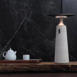 Lampe de table moderne en travertin, commande tactile LED, salon, chambre à coucher, bureau, lampe décorative - Product Image 2