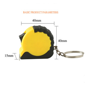 Loq Moq Custom Logo 1M/3FT Steel <strong>Tape</strong> Measure Round Shape 1M <strong>Measuring</strong> <strong>Tape</strong> <strong>With</strong> Keychain - Product Image 6