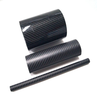 Tube en fibre de carbone Rongui pour blindage EMI, gaine de gestion de câbles, protection de faisceau de câbles, boîtier de test RF, cage de Faraday