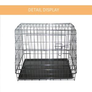 Gabbia per cani di alta qualità in metallo pendio cane gabbia per animali domestici cassa pieghevole per un facile viaggio in auto piccoli animali Hotsale contenitore di imballaggio - Product Image 4