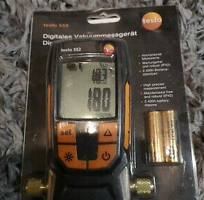 Testo 552 Manômetro Digital de Vácuo para Refrigeração e Ar Condicionado com Bluetooth - Product Image 5