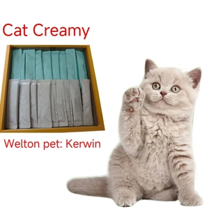 Vente en gros au prix d'usine de collations humides <span class=keywords><strong>pour</strong></span> chat de compagnie avec logo personnalisé Meilleures ventes Friandises crémeuses <span class=keywords><strong>pour</strong></span> chat de compagnie à saveur naturelle de <span class=keywords><strong>thon</strong></span> - Product Image 5