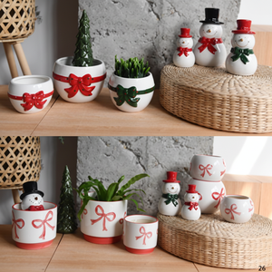 Jardinières en céramique sur mesure pour la décoration de table de bureau, de maison ou d'atelier créatif pour la Saint-Valentin - Product Image 4