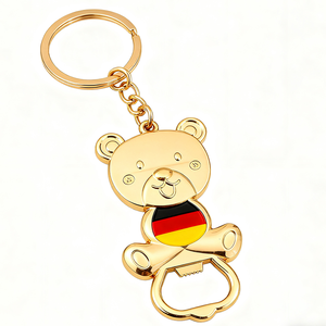 Llavero de <span class=keywords><strong>Metal</strong></span> Esmaltado Personalizado al por Mayor con Diseño de Oso, Recuerdo Turístico de Berlín, Brandeburgo, Alemania, Regalo de Moda - Product Image 5