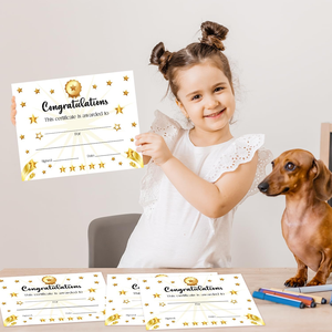 Certificats <span class=keywords><strong>de</strong></span> récompense pour étudiants, diplômes vierges, papier <span class=keywords><strong>de</strong></span> <span class=keywords><strong>certificat</strong></span> pour les diplômes <span class=keywords><strong>de</strong></span> maternelle et <span class=keywords><strong>de</strong></span> préscolaire - Product Image 3