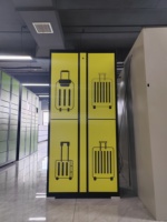 Casier en acier intelligent Armoire en métal Casier à bagages intelligent Casier électronique intelligent pour colis express de supermarché