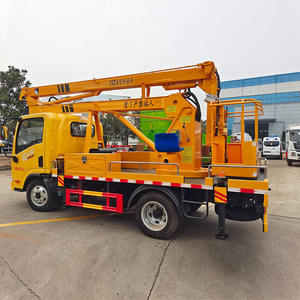 Plataforma Elevatoria Personalizada a Buen Precio 17m Plataforma Elevadora Aérea Diesel Camión de Trabajo <span class=keywords><strong>con</strong></span> Cesta de Trabajo Grande A LA Venta - Product Image 3