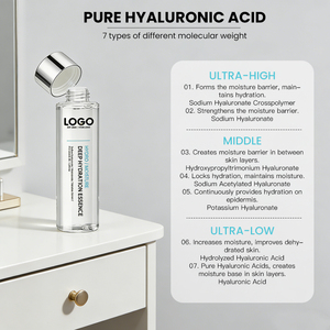 OEM ODM Esencia de Ácido Hialurónico de Hidratación Profunda con Múltiples Moléculas que Reafirma, Rellena, Ilumina, da Brillo y Humecta de Forma Duradera - Product Image 5
