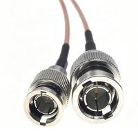 Pasokan Pabrik Kabel Video HD-SDI BNC Male ke Mini BNC Male RG179 75ohm Low Loss RG179 untuk Kamera CCTV, Kabel Koaksial