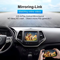 Reproductor de DVD/CD con Pantalla Táctil Android Auto de 8.4 Pulgadas para JEEP Uconnect, Conexión Inalámbrica y por Cable, 1 Año de Garantía