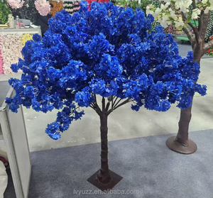 Arbre de table artificiel en fleurs de cerisier de 1 m, 1,5 m avec branches remplaçables, branches courbées artificielles pour mariages en extérieur - Product Image 4