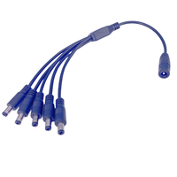 Câble d'extension LED personnalisé OEM 1 à 2, 3, 4, 5 voies pour bande LED 12V en PVC et cuivre, connecteur de ruban LED, longueur personnalisable