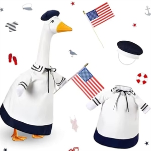 Autres accessoires de costume de canard de haute qualité : chapeau de <span class=keywords><strong>marin</strong></span> et drapeau - Product Image 5