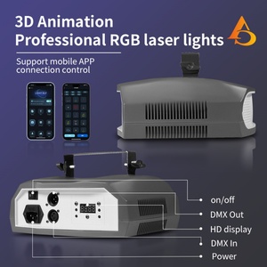 Luz Láser de Animación RGB 3D AICPOSE para Decoración de Escenarios de Bodas y Discotecas, Luz Láser de 2W - Product Image 5