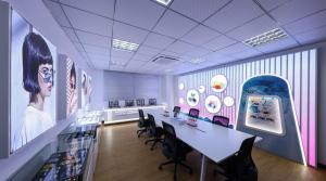 Double couleurs Gradient Teinté PC Polycarbonate Lentilles Rainbow Gradient Lens avec Green Color - Product Image 6