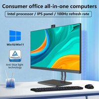 Nuevo OEM 23,8 computadora de escritorio de 27 pulgadas todo en uno Intel Core I3 I5 I7 I9 PC monobloque todo en uno SSD 512GB DDR4 16GB WIFI ROHS
