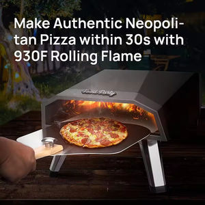 Horno de <span class=keywords><strong>Pizza</strong></span> de Gas portátil para acampar al aire libre de 12 16 pulgadas, máquina de <span class=keywords><strong>Pizza</strong></span> automática comercial con piedra para <span class=keywords><strong>Pizza</strong></span> - Product Image 5