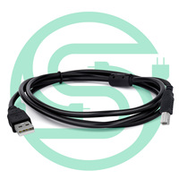 Langsung Dari Pabrik Kabel Printer USB-A ke USB Tembaga Murni Hitam PVC 1.5m