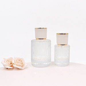 ตัวอย่างฟรี ขายส่ง ขวดน้ำหอมแก้วใสทรงกลม ขนาด 30 มล. 50 มล. 100 มล. แบบขวดสเปรย์ ฝาเกลียว หรูหรา สั่งทำได้ เติมได้ - Product Image 6