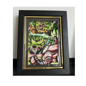 Mix Anime <span class=keywords><strong>Photo</strong></span> Cadre Lampe Luffy DBZ <span class=keywords><strong>Kakashi</strong></span> Jeu Vidéo POKE Mignon Style 3D Stéréoscopique Peinture Nuit Scène <span class=keywords><strong>Photo</strong></span> Cadre Lampe - Product Image 2