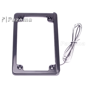 Luz <span class=keywords><strong>de</strong></span> marco <span class=keywords><strong>de</strong></span> <span class=keywords><strong>matrícula</strong></span> plana personalizada para motocicleta 9 * LED 7-3/16 "X 4-1/4" para modelos Harley - Product Image 4