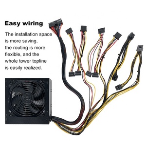 อุปกรณ์จ่ายไฟแบบสวิตชิ่ง I/O ประสิทธิภาพสูง ATX <span class=keywords><strong>PSU</strong></span> <span class=keywords><strong>600W</strong></span> 80 PLUS สีบรอนซ์230V - Product Image 3