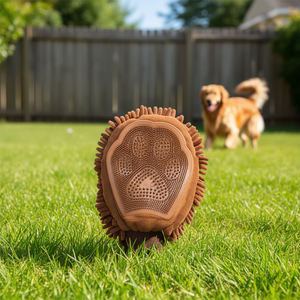 Gant de toilettage pour chien Dirty Dog, marron, 10 x 7 x 1, double face - Product Image 2